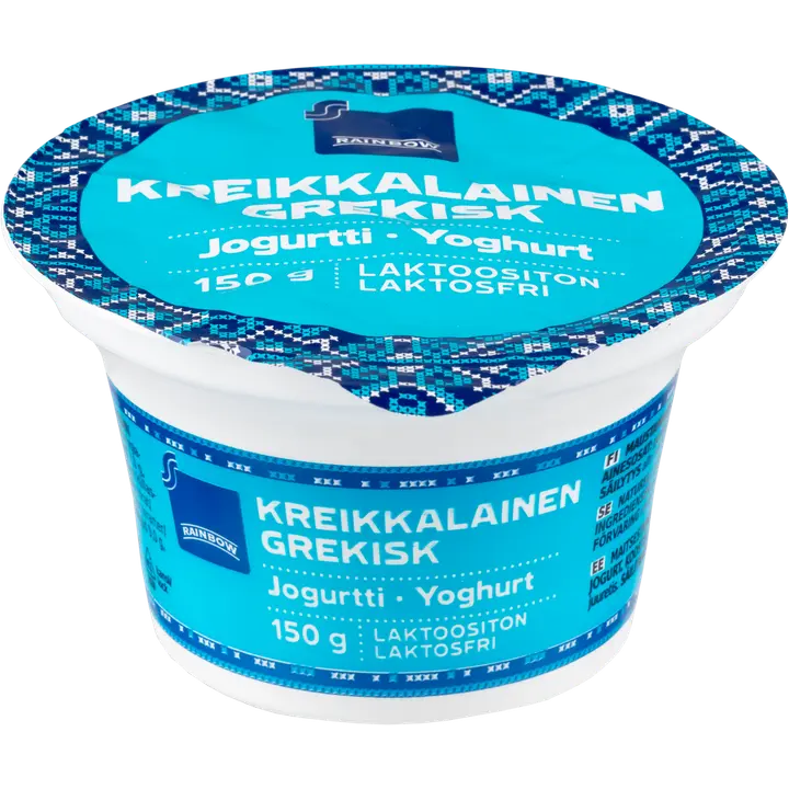 Rainbow 150g 2% kreikkalainen jogurtti laktoositon
