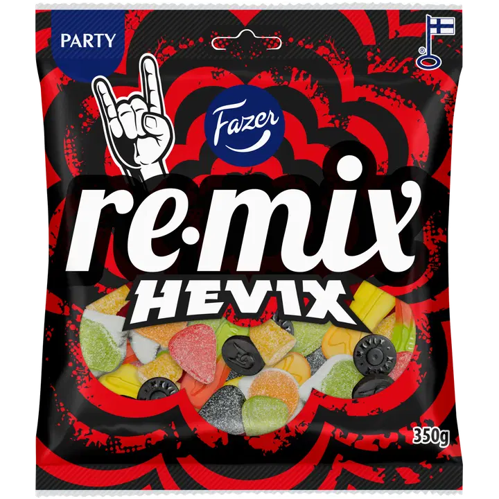 Fazer Remix Hevix karkkipussi 350g