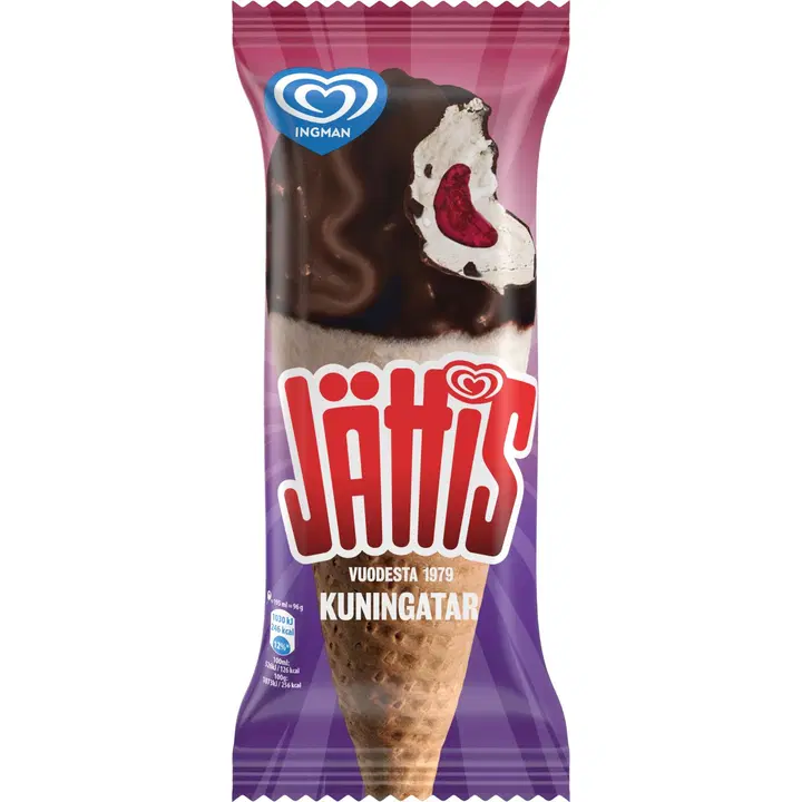 Jättis Kuningatar Jäätelötuutti 195ml/96g