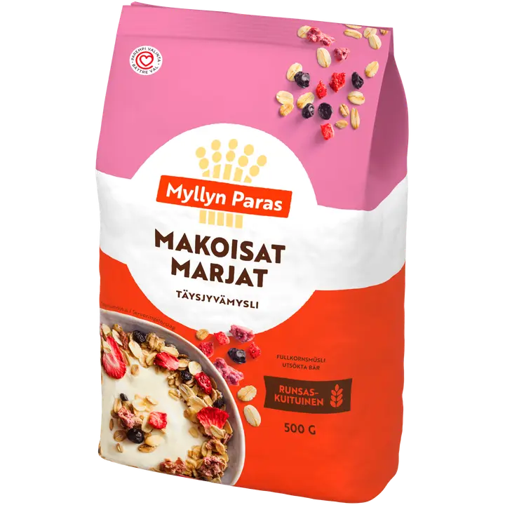 Myllyn Paras Makoisat Marjat täysjyvämysli 500g