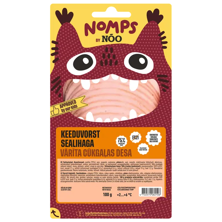 Nõo Nomps keeduvorst sealihaga 100g