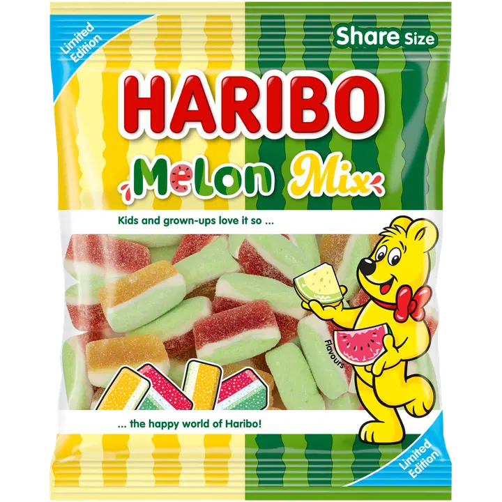 HARIBO Melon Mix 160 g karkkipussi
