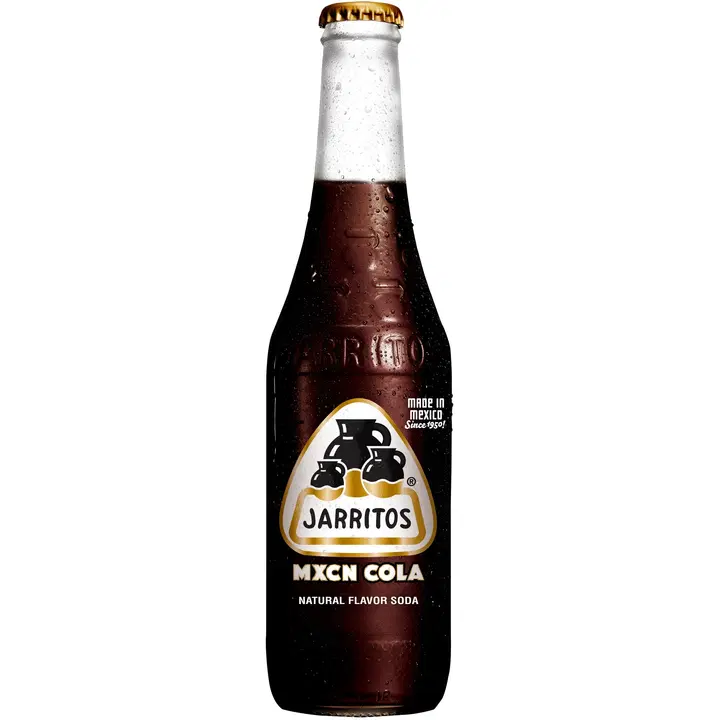 Jarritos Mexican cola Natural Flavor Soda 370ml pullo