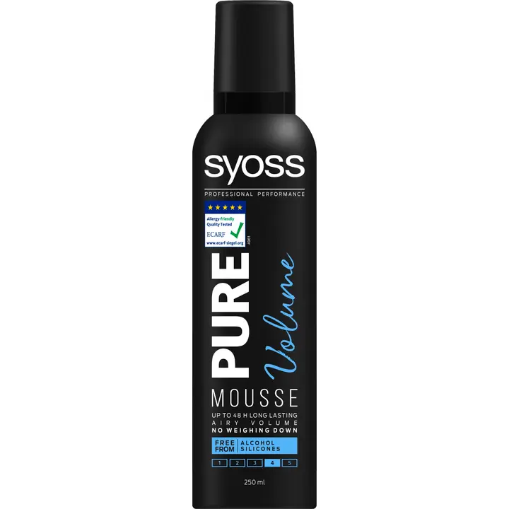 Syoss 250ml Pure Volume muotovaahto