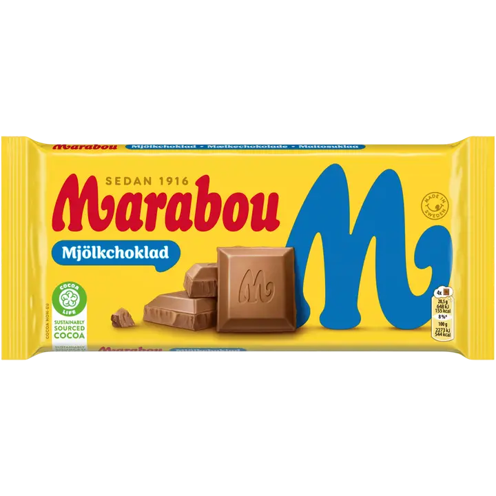 Marabou Mjölkchoklad suklaalevy 200g