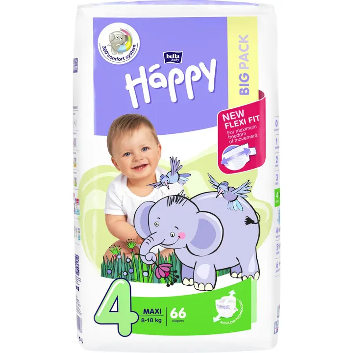Happy maxi big pack teippivaippa 8-18kg