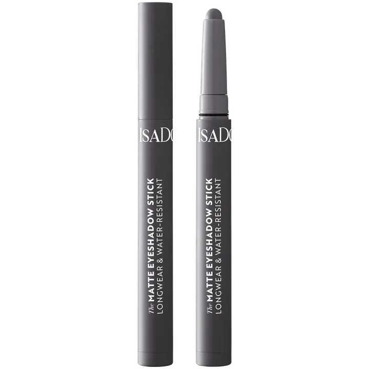 Isadora The Matte Eyeshadow Stick Longwear & Water-Resistant luomiväripuikko 64 Smoky Grey 1,2 g