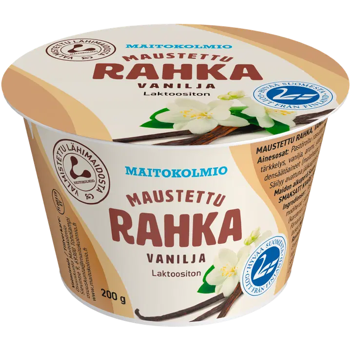 Maitokolmio laktoositon Maustettu rahka vanilja 200g