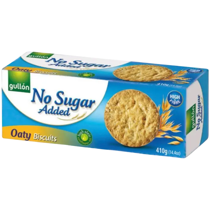Gullón Kaurakeksi 410g Ei lisättyä sokeria