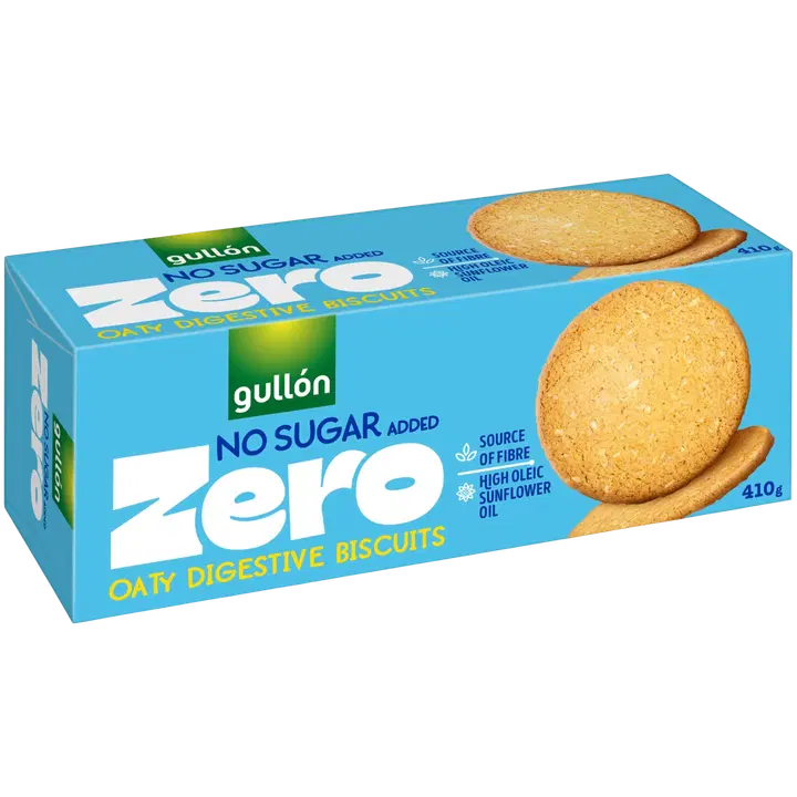 Gullón Zero Oaty Digestive biscuits 410g no added sugar