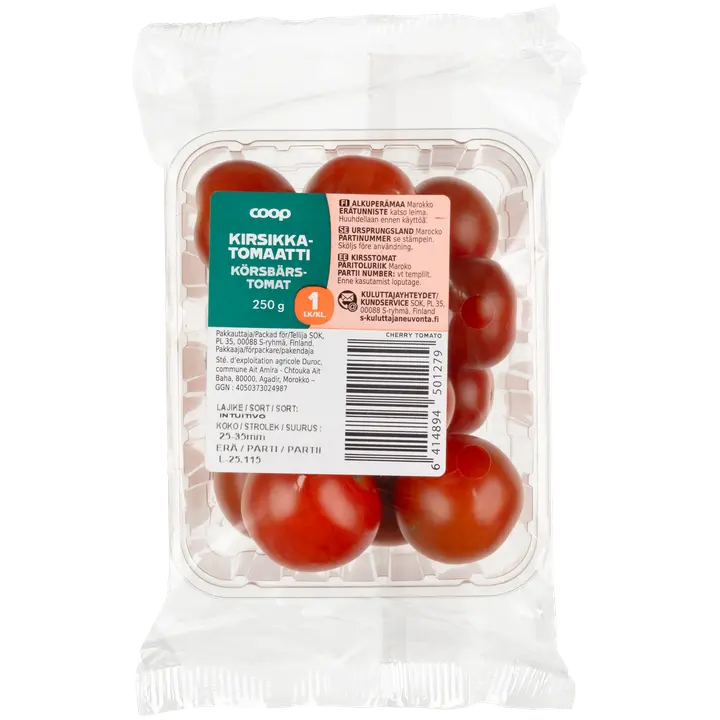Rainbow kirsikkatomaatti 250 g