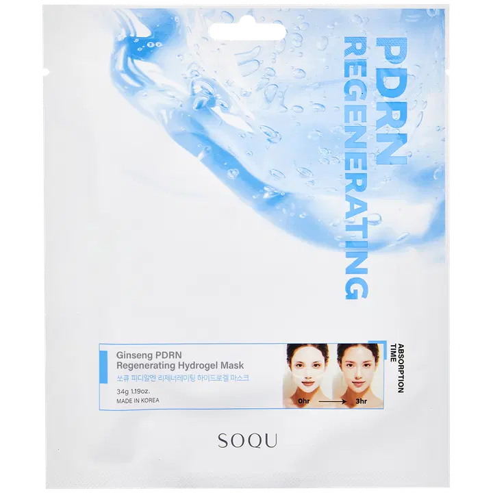 SOQU PDRN Regenerating Hydrogel Mask 1pcs