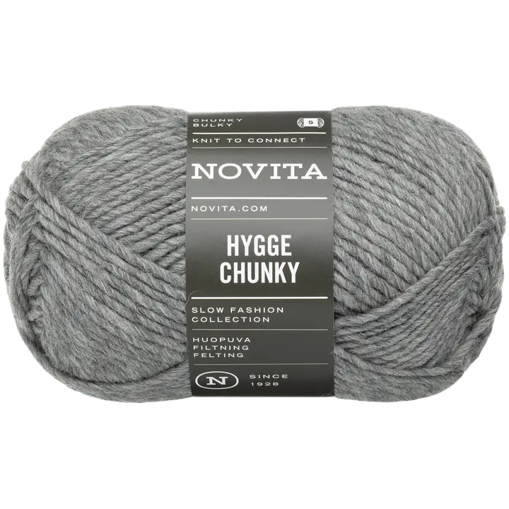 Novita lanka Hygge Chunky 100 g sumu 075