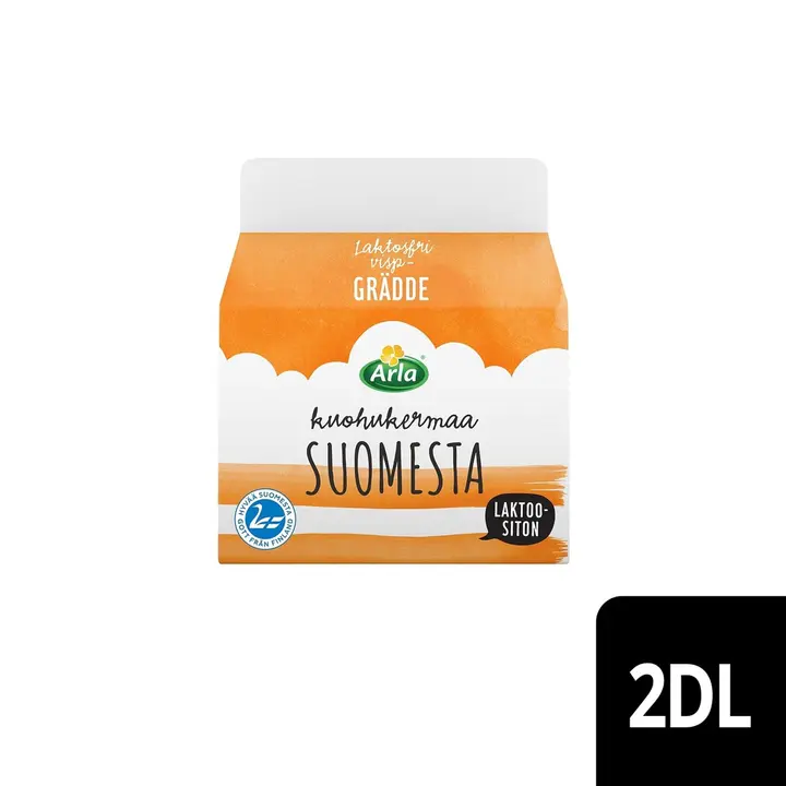 Arla Kuohukerma laktoositon ESL 2 dl
