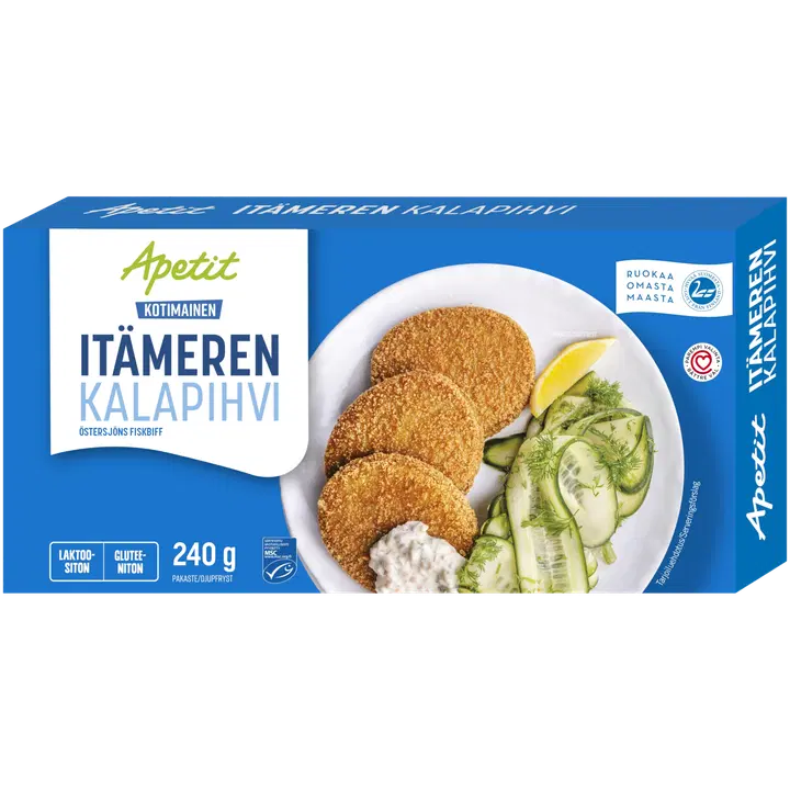 Apetit Kotimainen Itämeren kalapihvi MSC pakaste 240g
