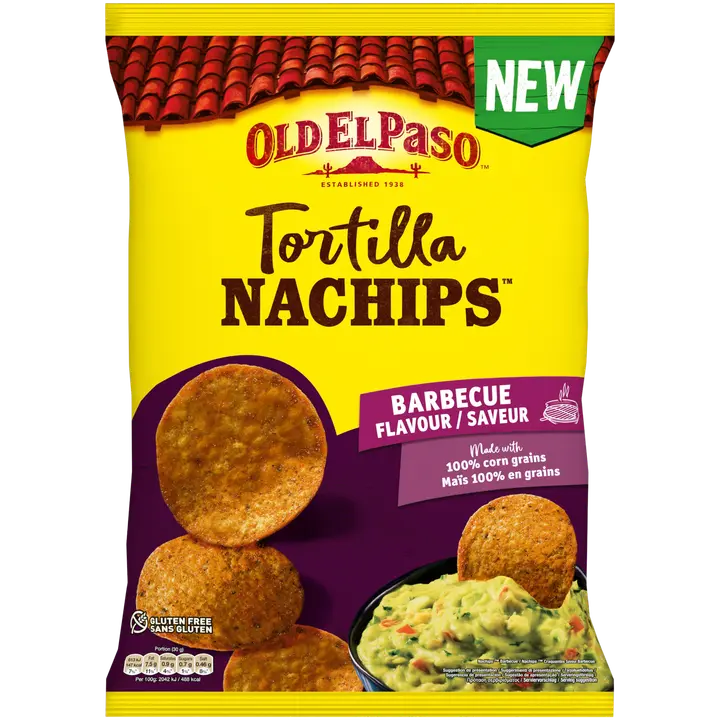Old El Paso Tortilla Nachips BBQ 170g