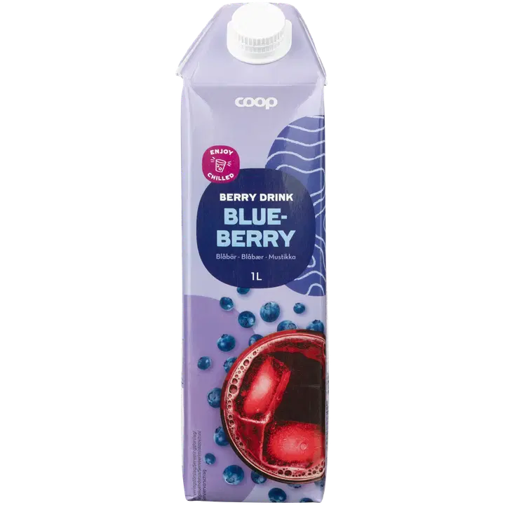 Coop mustikkamehujuoma 1 l