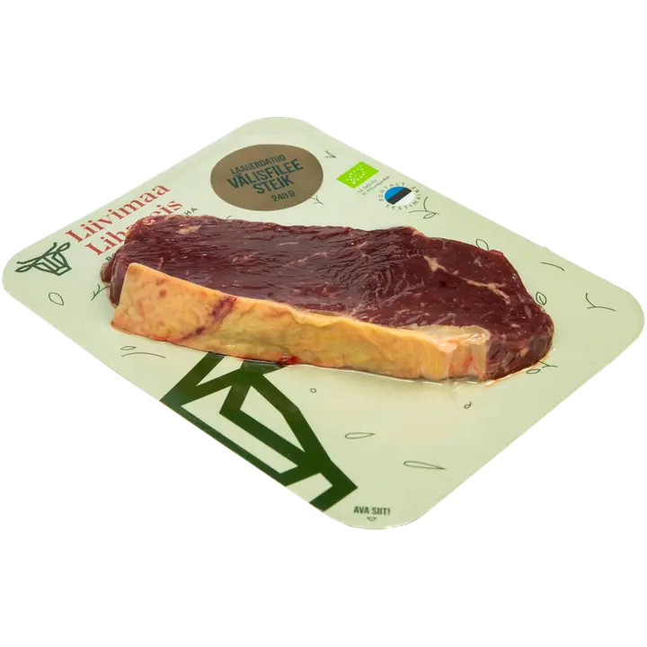 Liivimaa Lihaveis Mahe Rohumaaveise Välisfilee Steik 240G