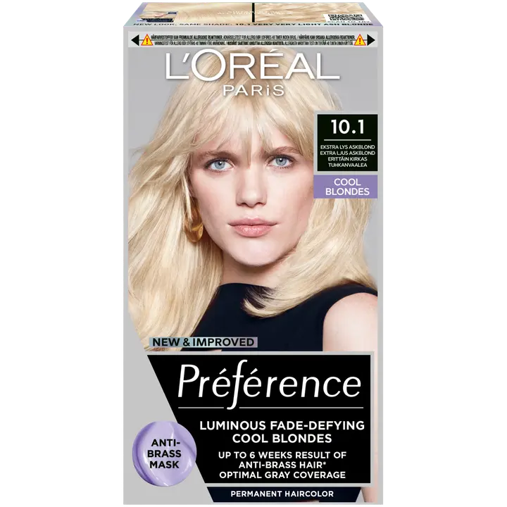Juuksevärv Loreal Preference Infinia 10.1 Helsinki Extra Light Ash Blonde