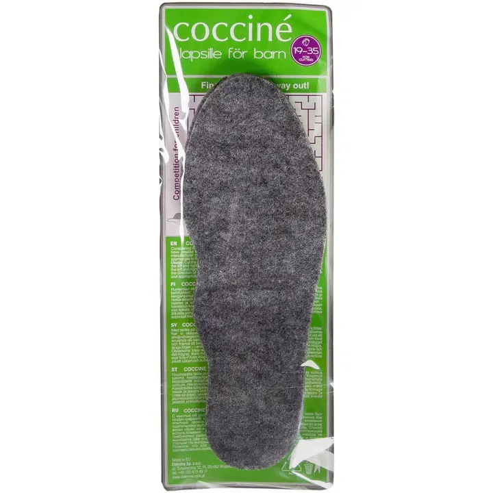 Coccine lasten leikattava huopapohjallinen 19-35