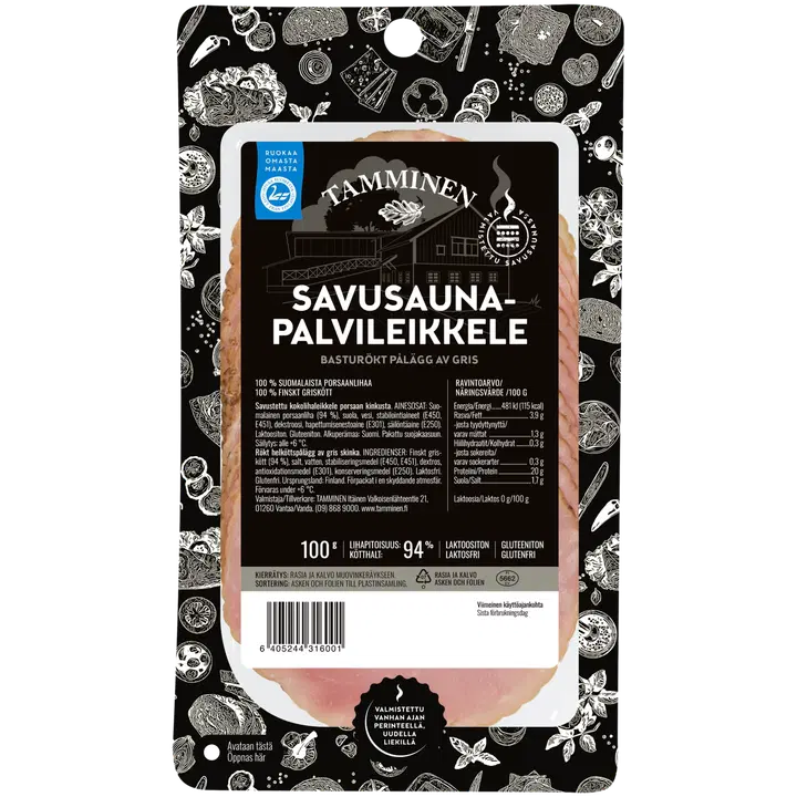 Tamminen savusaunapalvileikkele 100g