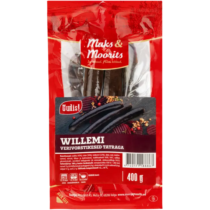 Willemi verivorstikesed tatraga 400g