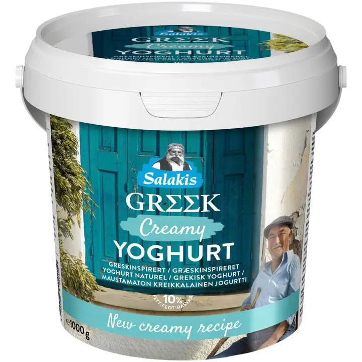 Salakis Kreikkalainen Jogurtti 10% Maustamaton 1000g