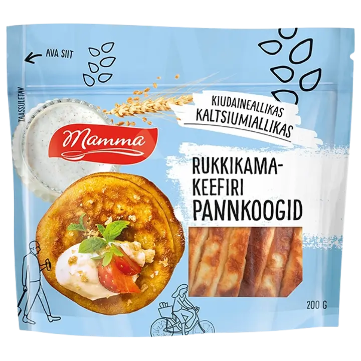 Rukkikama-keefiripannkoogid 200 g