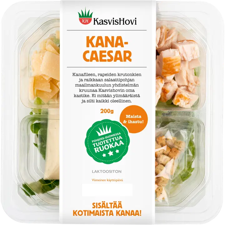 Kasvishovi Kana-caesarsalaatti 200g