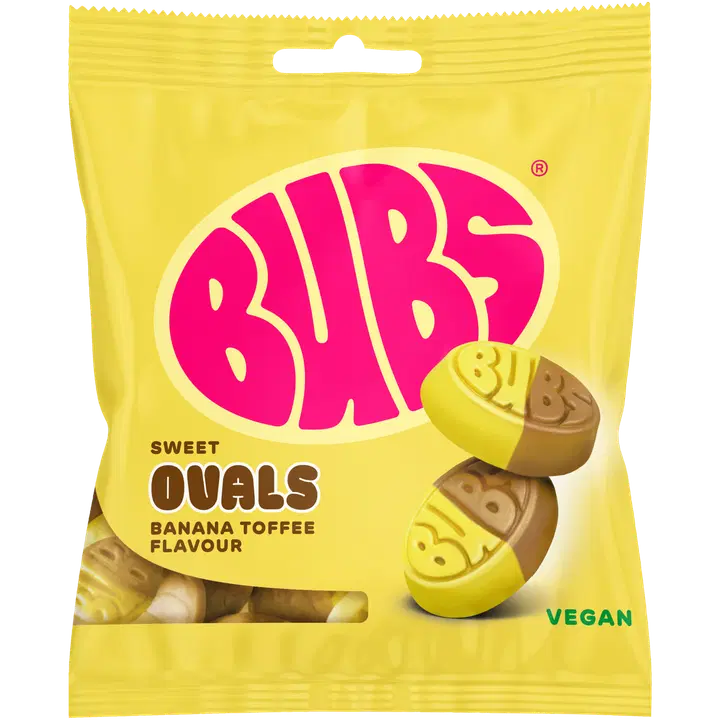 BUBS Banana Toffee OVALS makeinen 155g