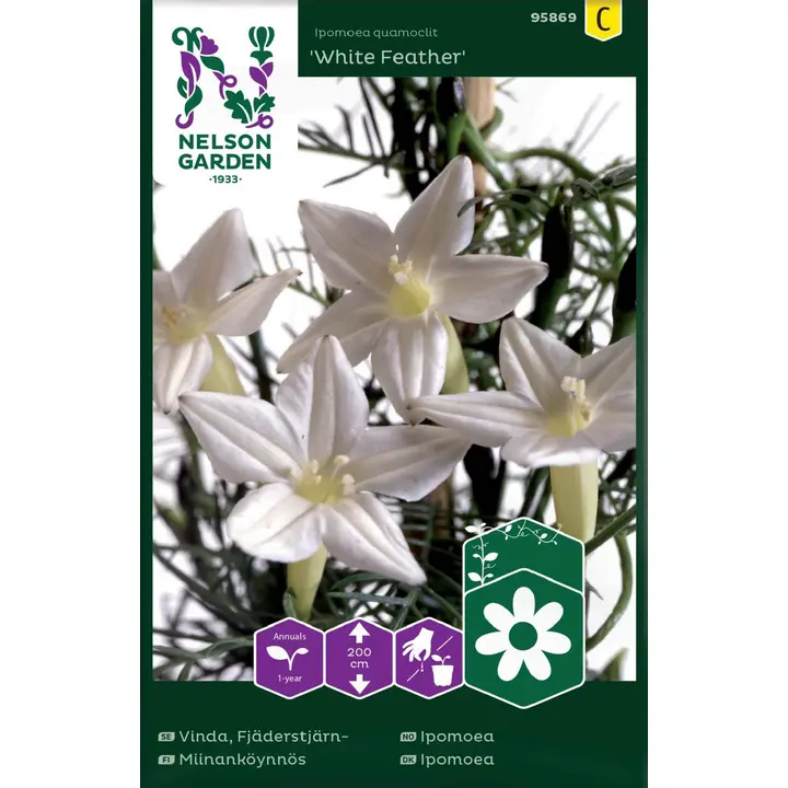 95869 lehtertapp white feather