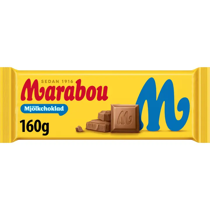 Marabou Mjölkchoklad suklaalevy 160g