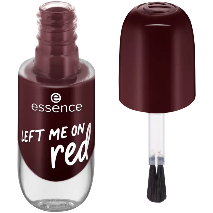 essence gel nail colour 72 LEFT ME ON red 8 ml