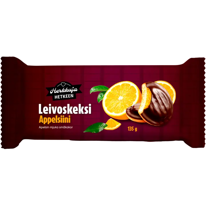 Herkkuja Hetkeen leivoskeksi appelsiini 135g