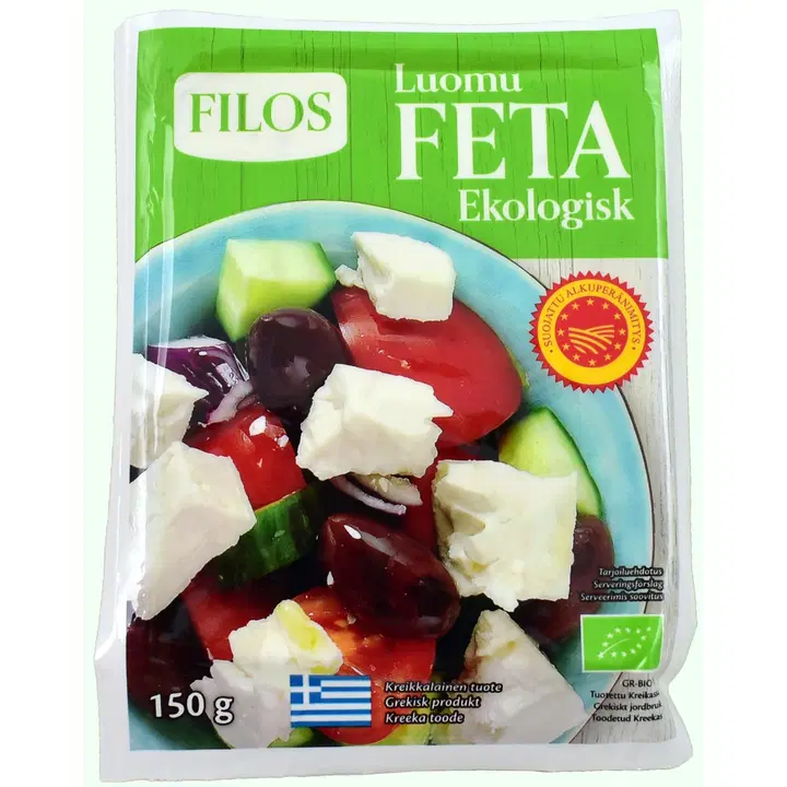 Filos kreikkalainen luomu fetajuusto PDO 150g