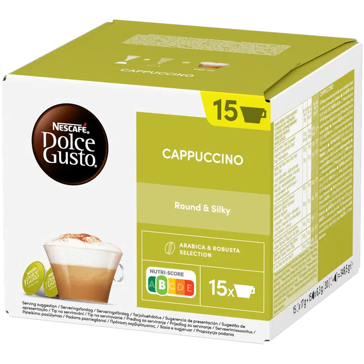 Nescafé Dolce Gusto 30kaps/349,5g Cappuccino maitokahvikapseli