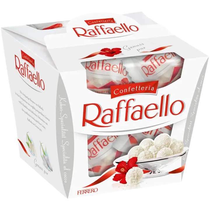 Raffaello kommikarp 150 g