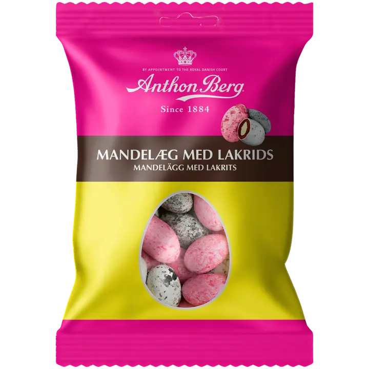 Anthon Berg Lakritsinmakuinen maitosuklaamantelimuna 80g