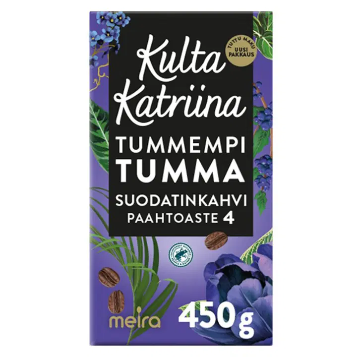 Kulta Katriina Extra mörk bryggkaffe RAC 450g