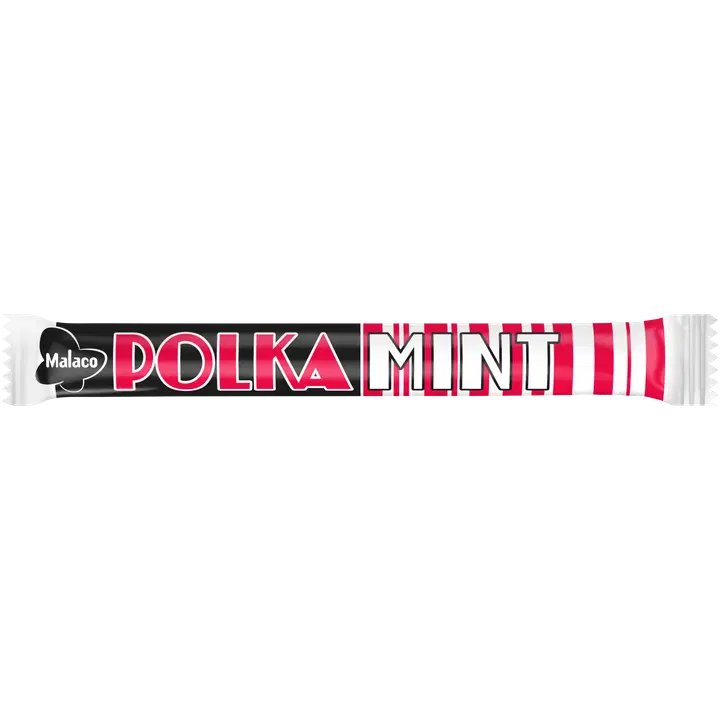Malaco Polka Mint lakritsipatukka 14g
