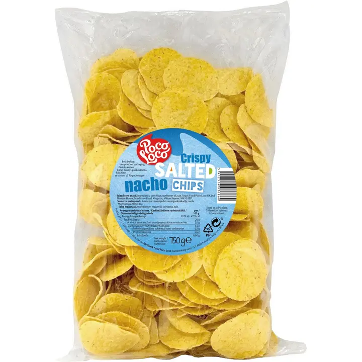 Poco Loco Suolattu Nacho Chips 750g