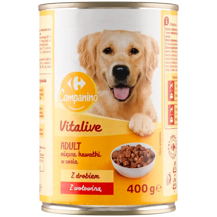 Carrefour koeratoit linnu- ja veiselihaga 400g