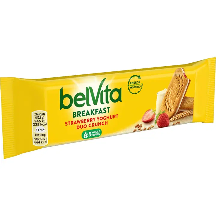 Belvita Strawberry yogurt Duo Crunch in between meals biscuits 50,6g