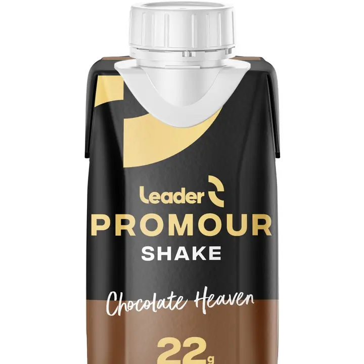 Leader Promour shake Chocolate Heaven maitoproteiinijuoma suklaanmakuinen 250 ml