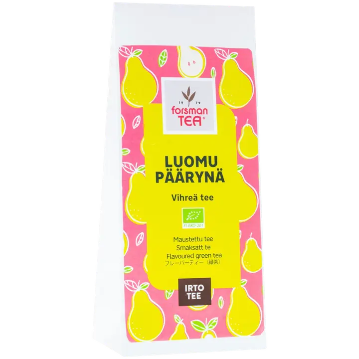 Forsman tea Luomu Vihreä Päärynä maustettu vihreä tee 60 g