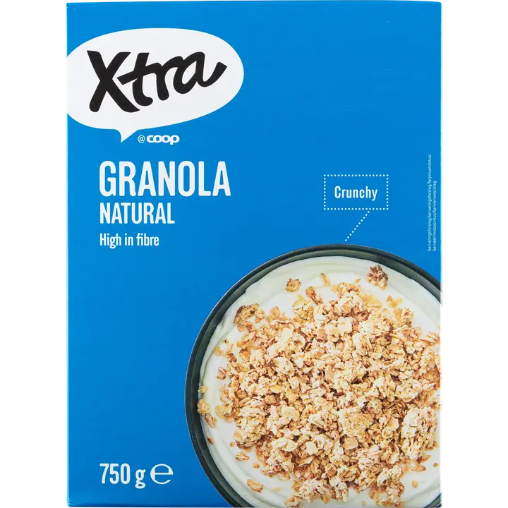 Xtra granola natural 750 g
