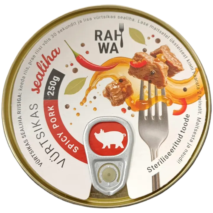 Rahwa  sealiha vürtsikas 250gr  49% liha