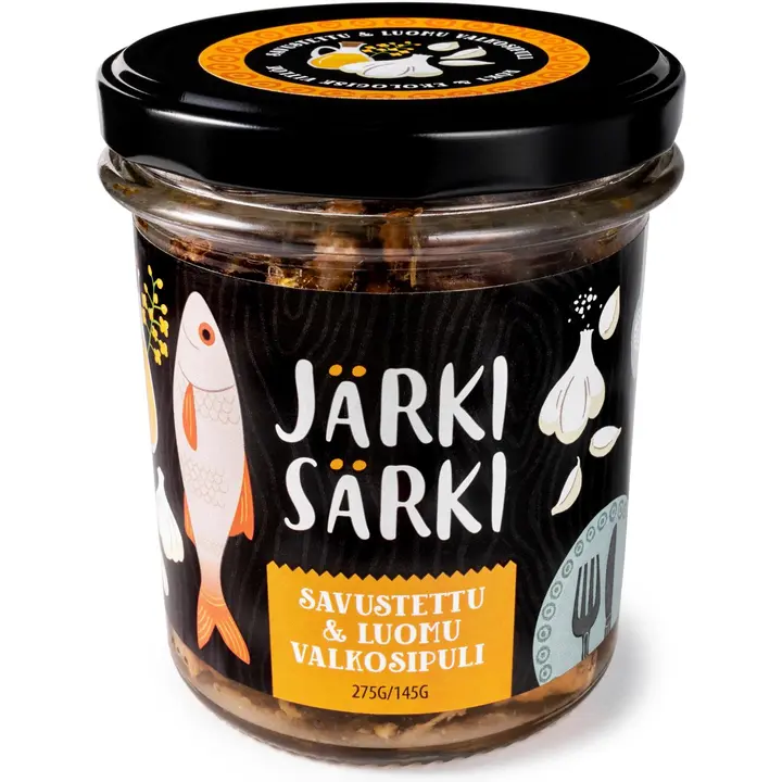Järki Särki 275g/145g savustettu & luomuvalkosipuli