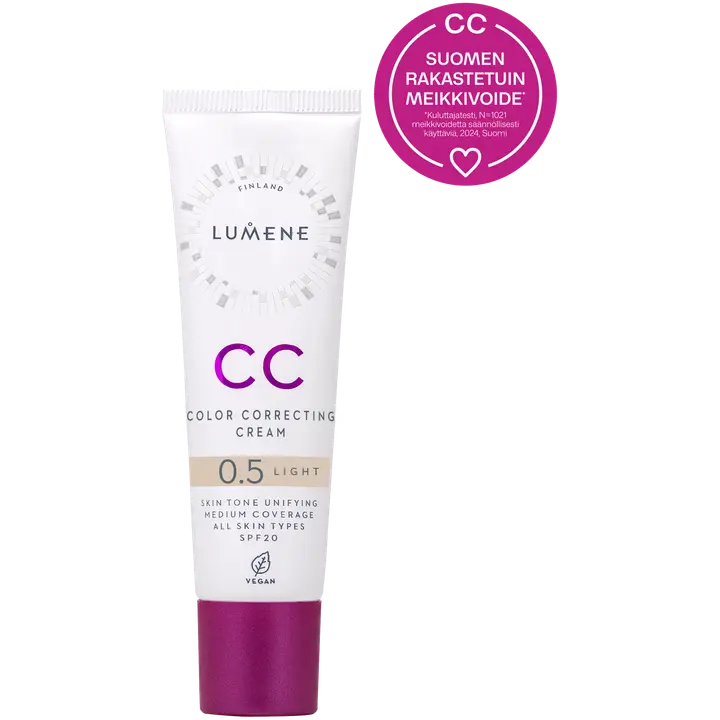 Lumene CC Color Correcting Meikkivoide SK20 0.5 Light 30 ml