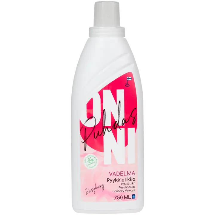 Puhdas ONNI Pyykkietikka Vadelma 750 ML